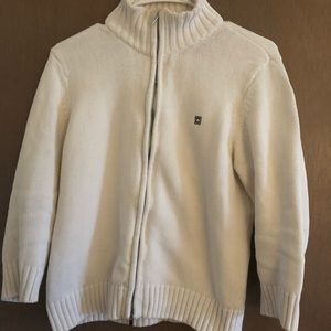 Chaps vintage zip up sweater